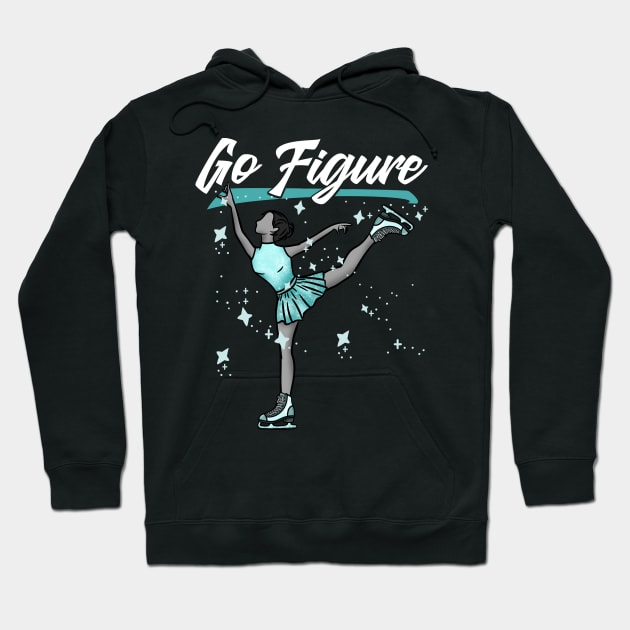 Go Figure - Ice Skating Ballet Gift Hoodie by biNutz